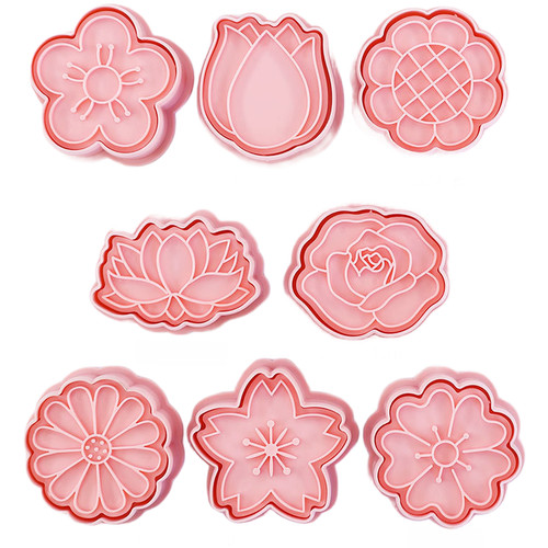 Tagliabiscotti fiori set - tagliabiscotti,
