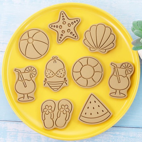 Tagliabiscotti spiaggia 8pz - spiaggia,