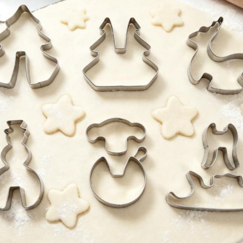 Set 8pz stampi biscotti - set,